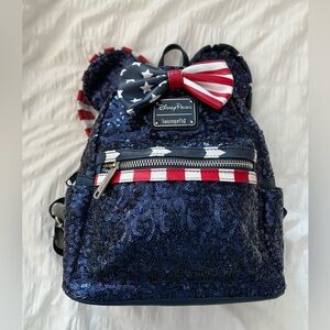 Disney Parks Exclusive Loungefly Americana Backpack
